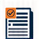 Icono de reporte de auditoría.